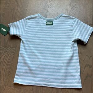 Daily Drills baby Tee - Light Blue and White